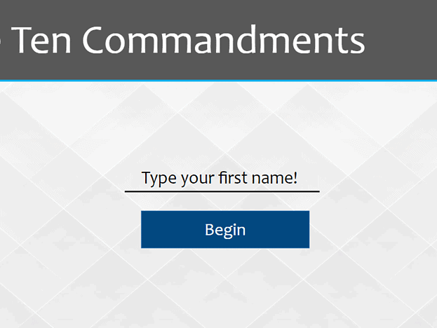 The Ten Commandments (Enhanced) course image